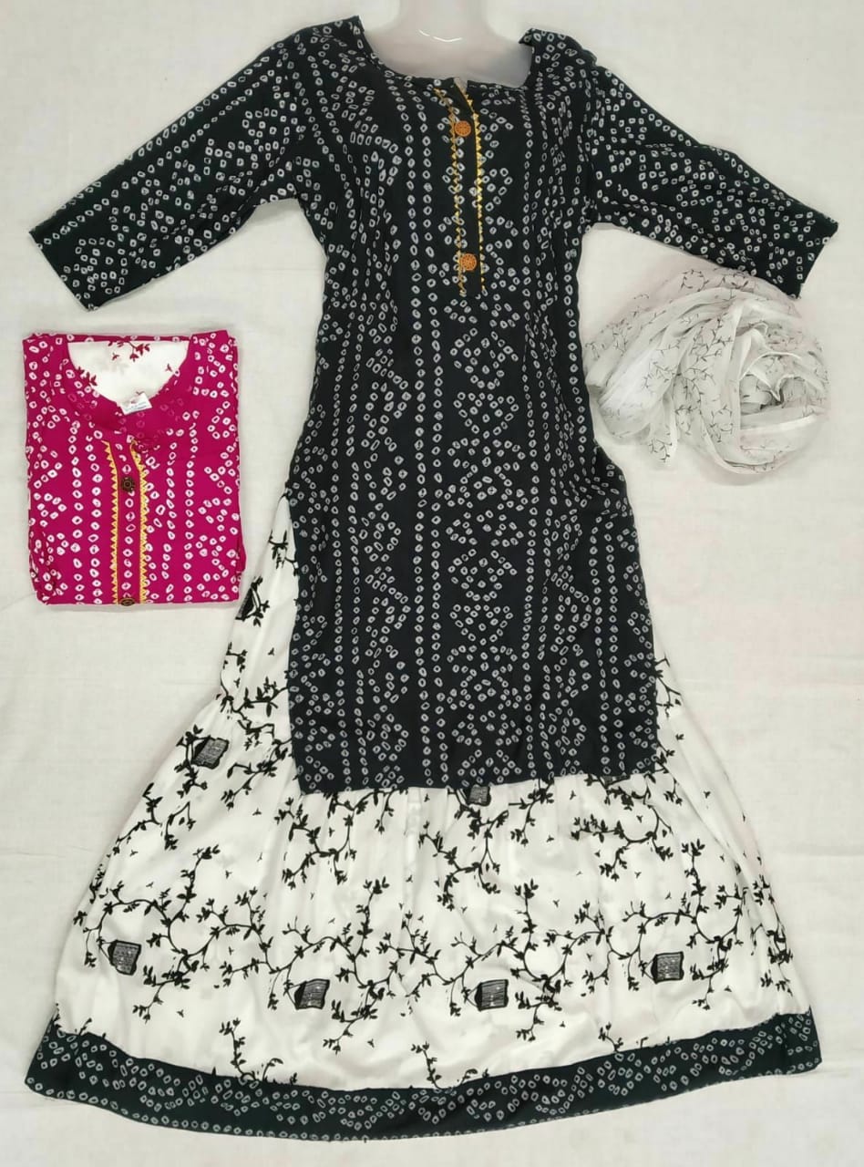 Garara Kurti With Dupatta
