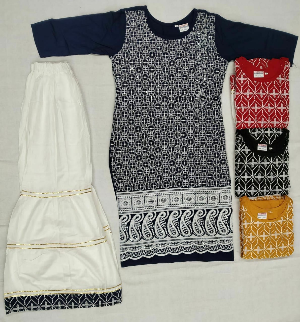Kurti With Sharara