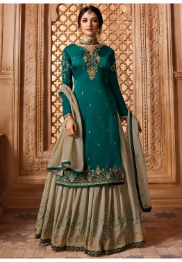 Fancy sharara suit