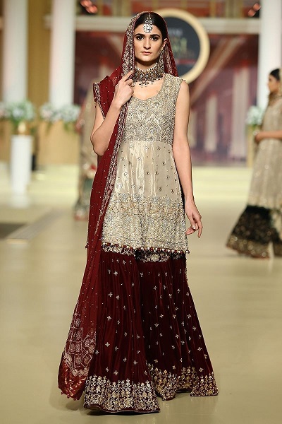 Fancy sharara suit