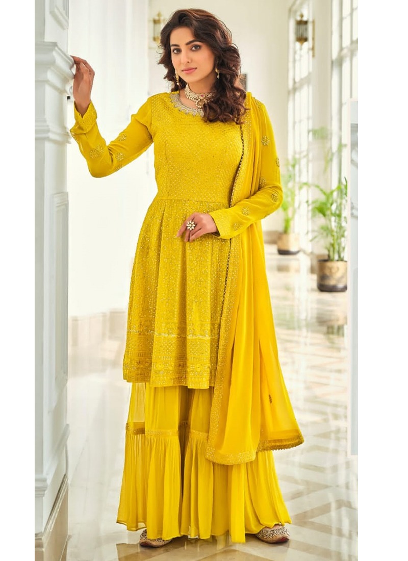 Fancy sharara suit