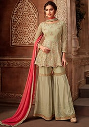 Fancy sharara suit