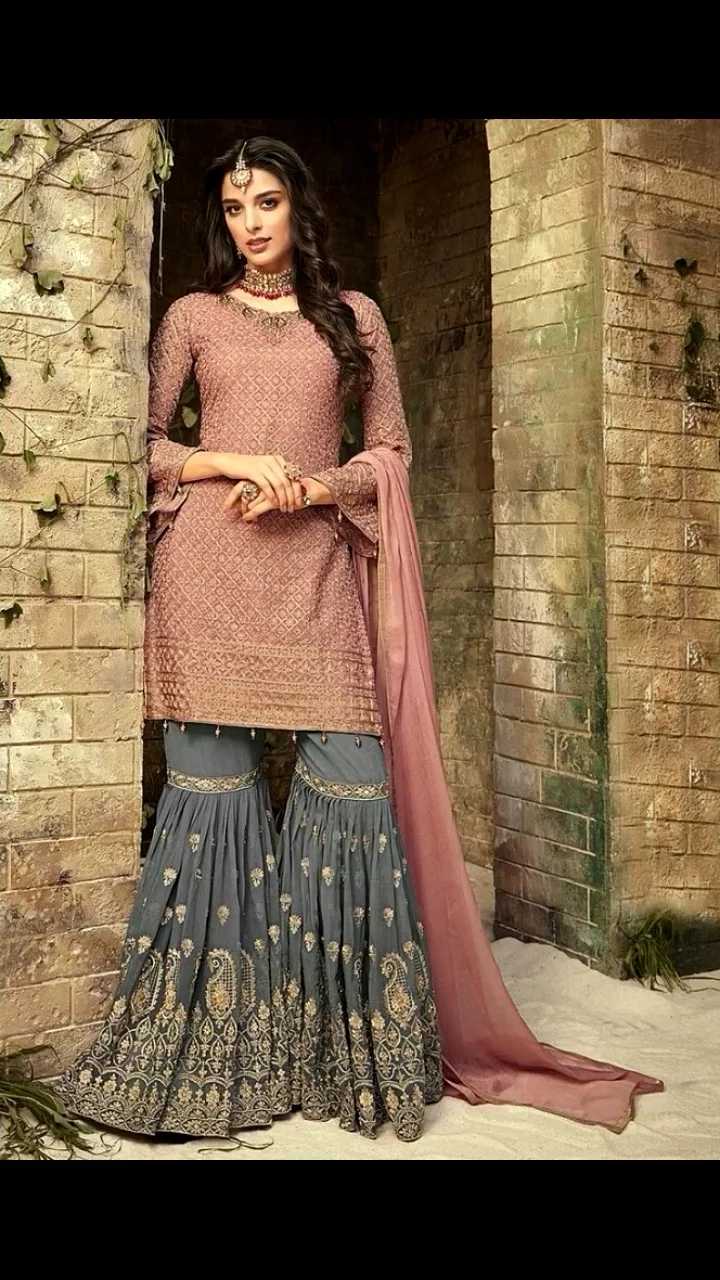 Fancy sharara suit