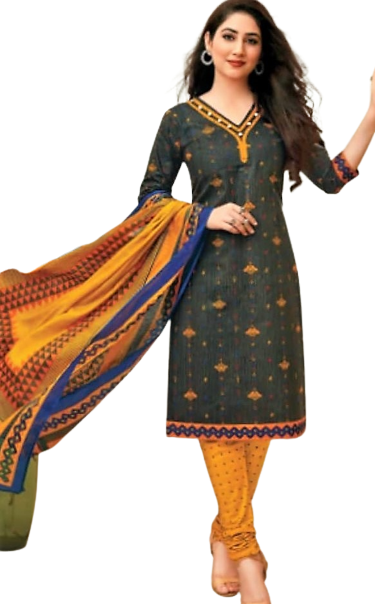 Printed Cotton Suit