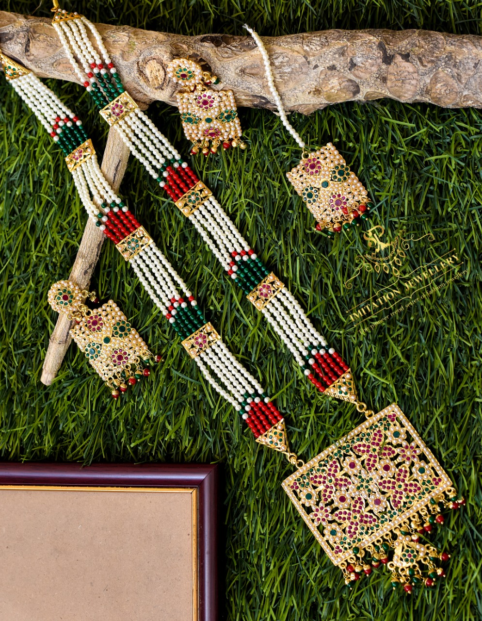 Moti Gold Necklace