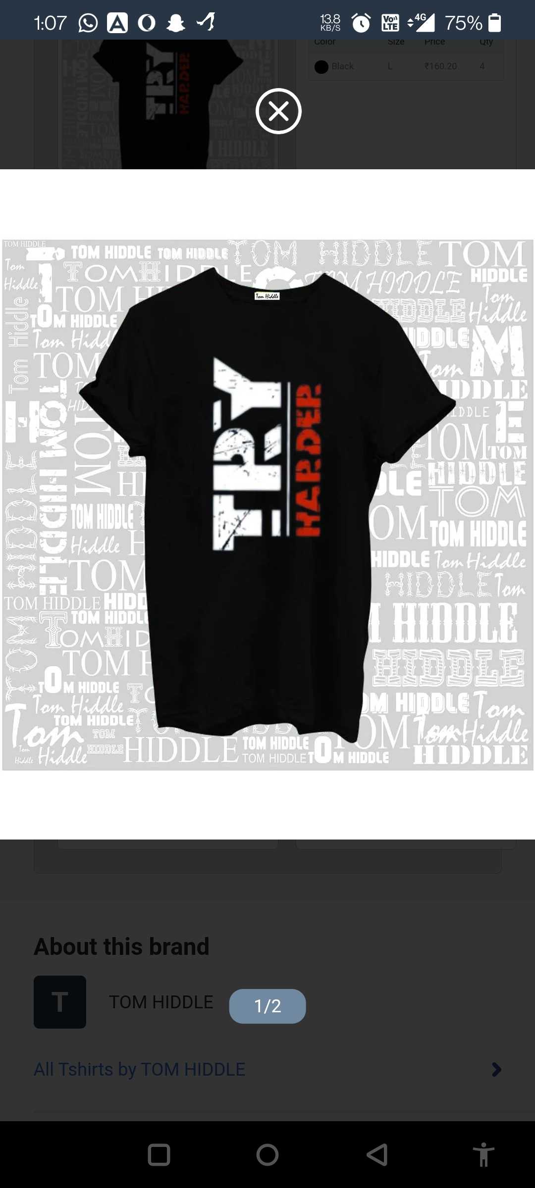 Printed tshirt